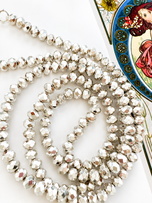 Collana per occhiali / Silver Sparkle