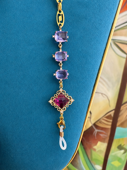 Collana per occhiali / Rose