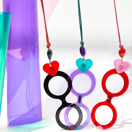 Flippan'look - Red and pink heart