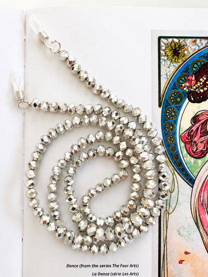 Collana per occhiali / Silver Sparkle