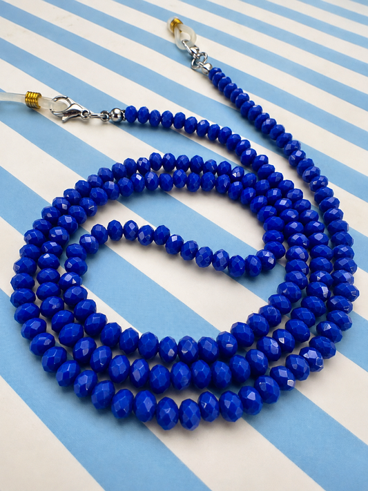 Collanina per occhiali / Blu Indaco