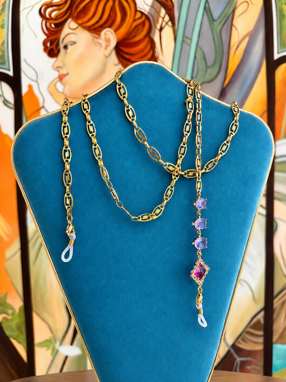 Collana per occhiali / Rose