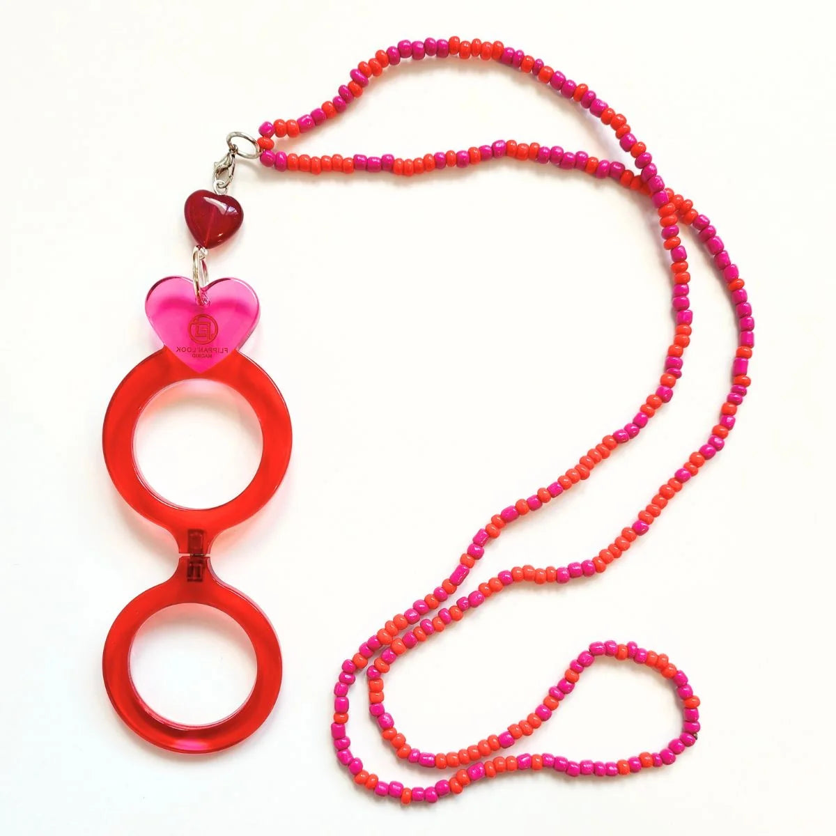 Flippan'look - Red and pink heart