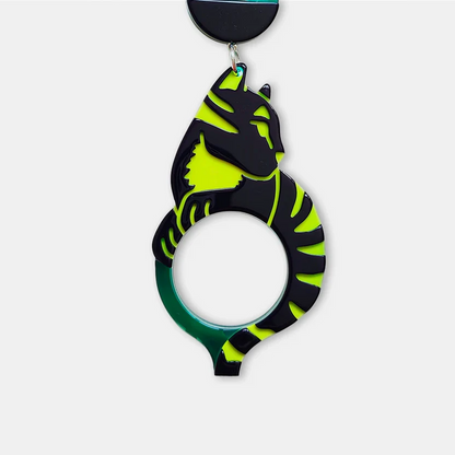 Flippan'look - Green cat Warhol 15y edition