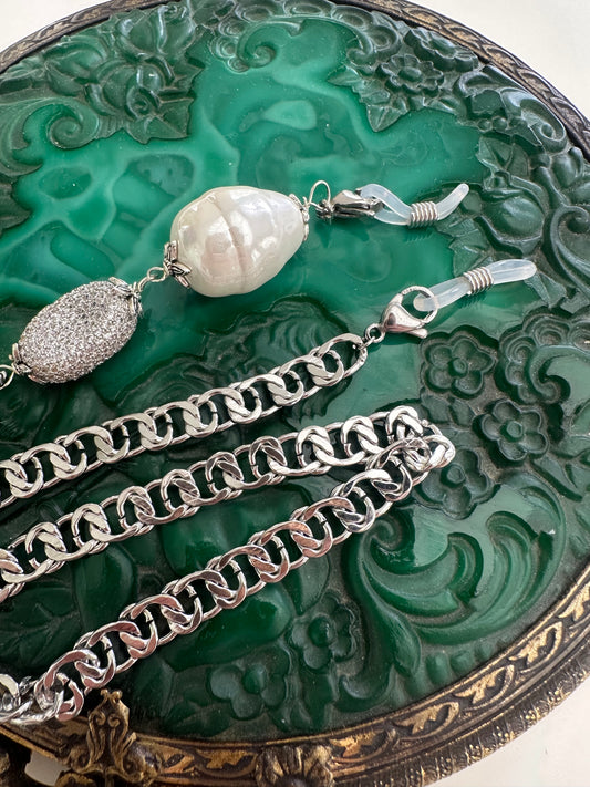 Collana per occhiali / Perla